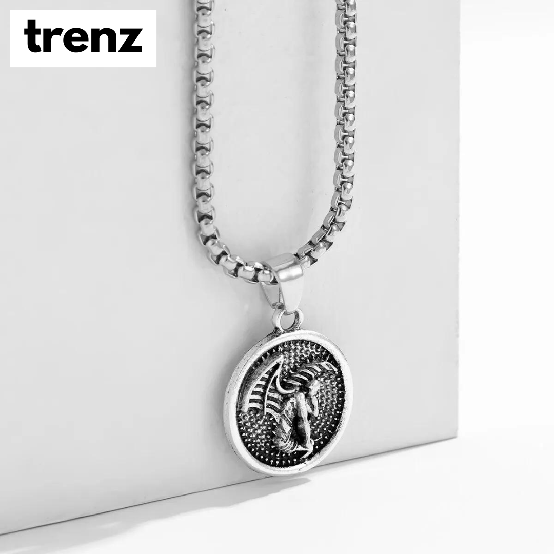 Vintage Simple Coin Pendant Choker Necklace