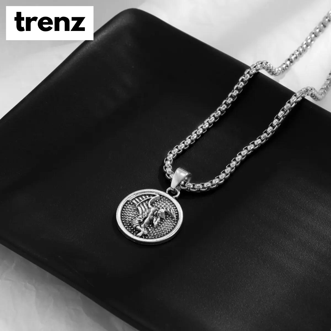 Vintage Simple Coin Pendant Choker Necklace