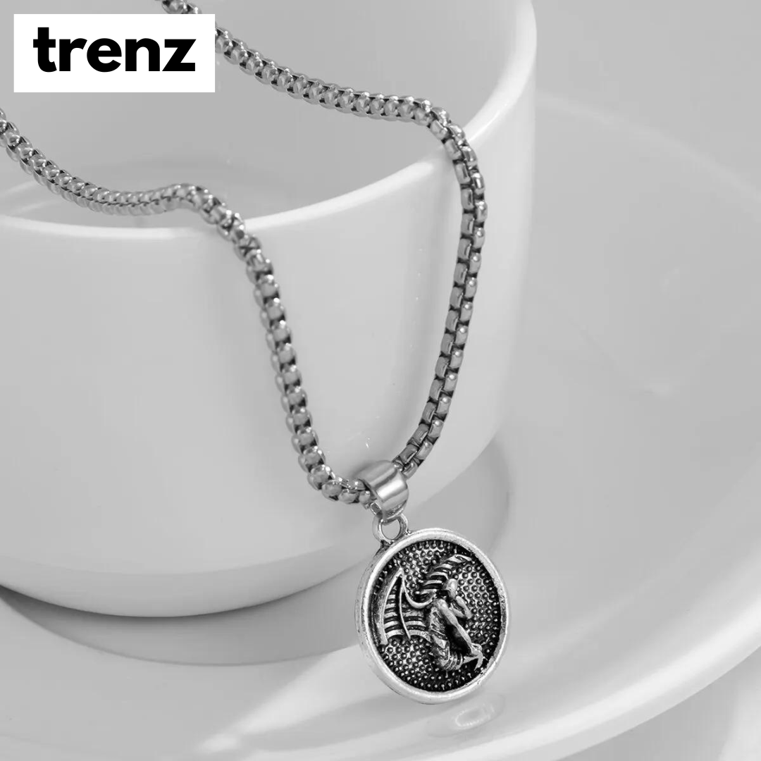 Vintage Simple Coin Pendant Choker Necklace