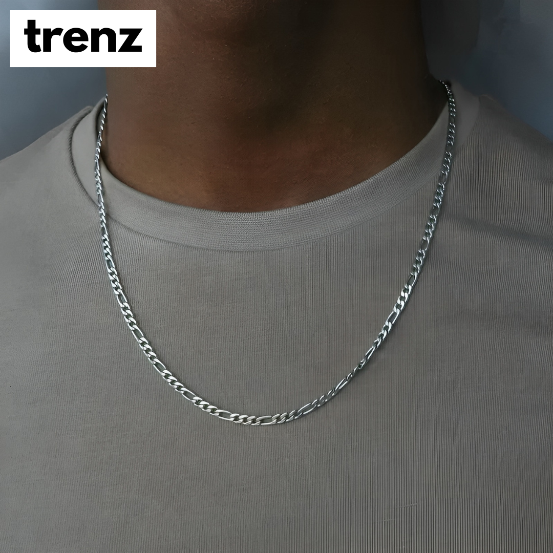 Premium Quality Silver Neck Chain for Men - Durable and Stylish