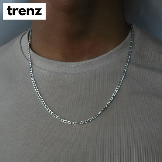 Premium Quality Silver Neck Chain for Men - Durable and Stylish