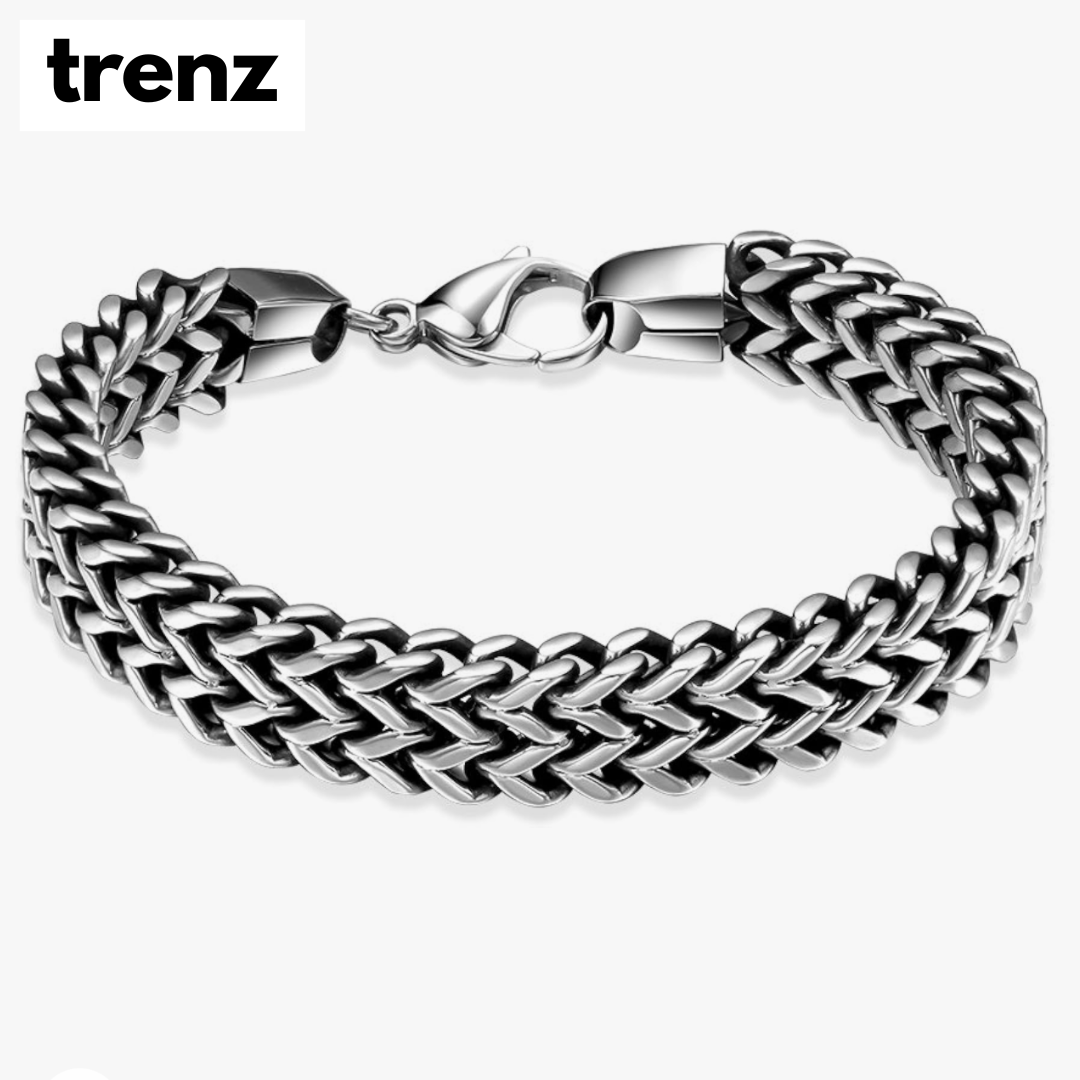 Vintage Titanium Steel Chain Bracelet for Men