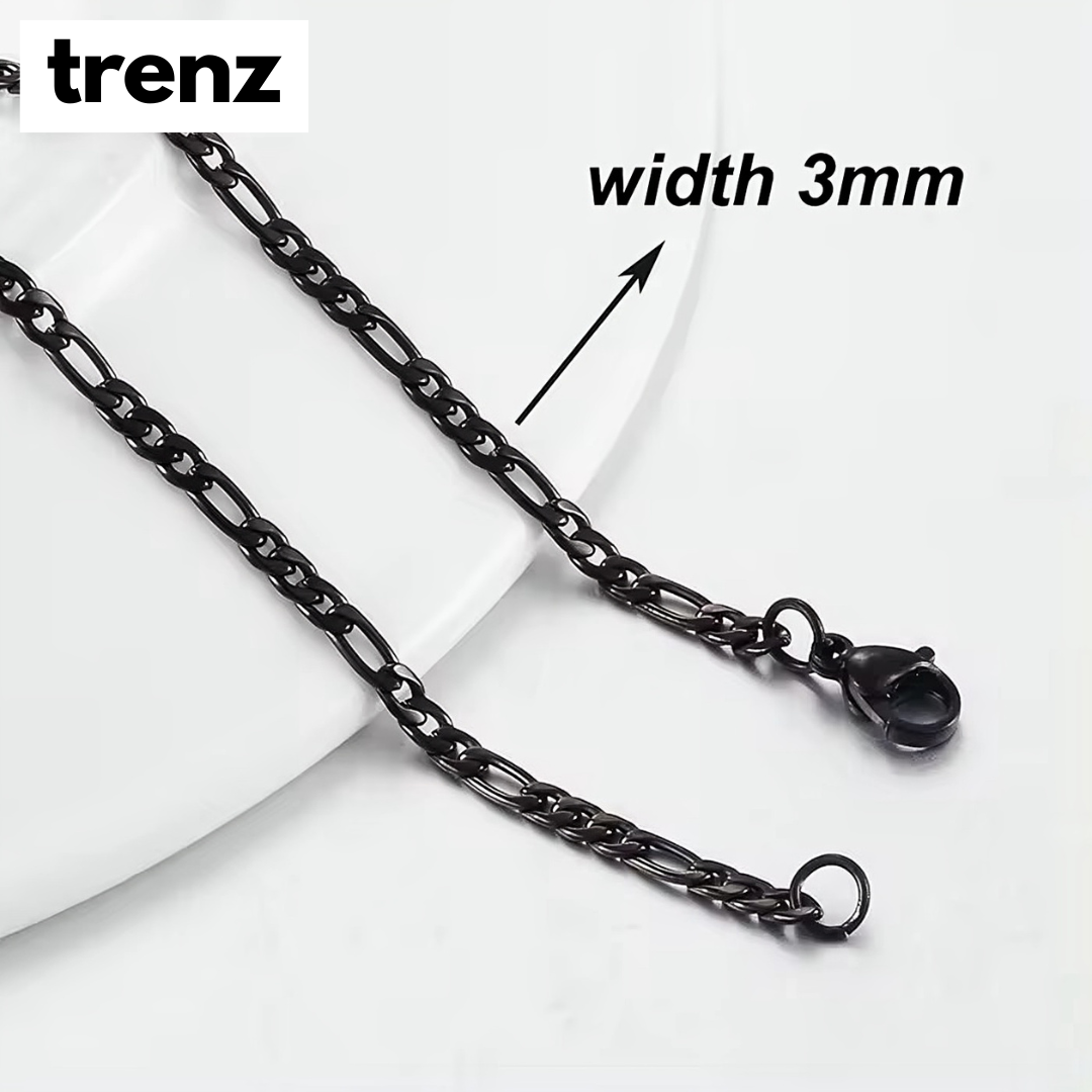 Black Color Stainless Steel Neck Chain for Men