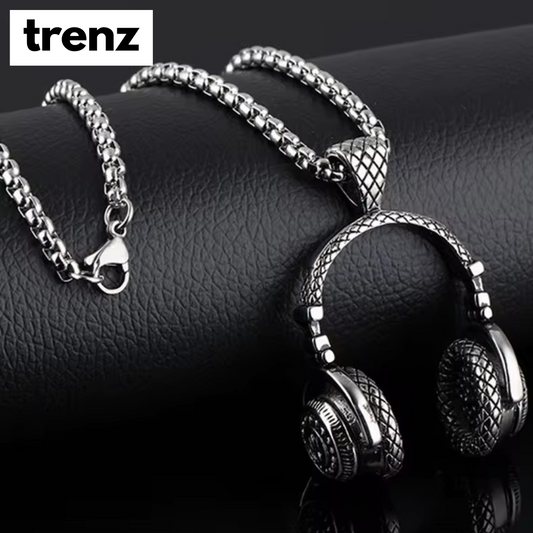 Headphone Pendant Necklace for Men