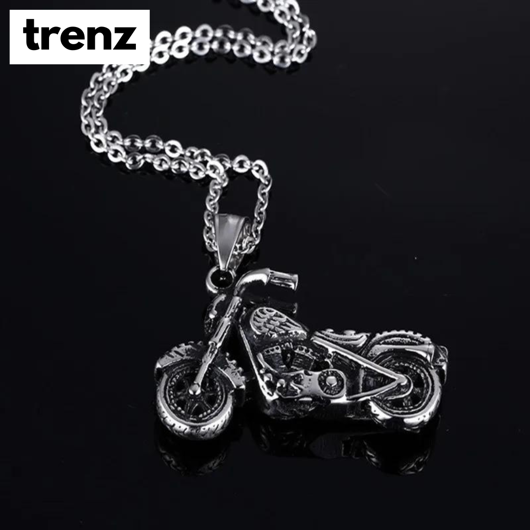 Motorbike Pendant Necklace - Ride in Style