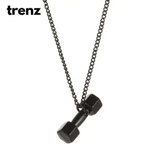 Gym Dumbbell Pendant With High Quality Chain