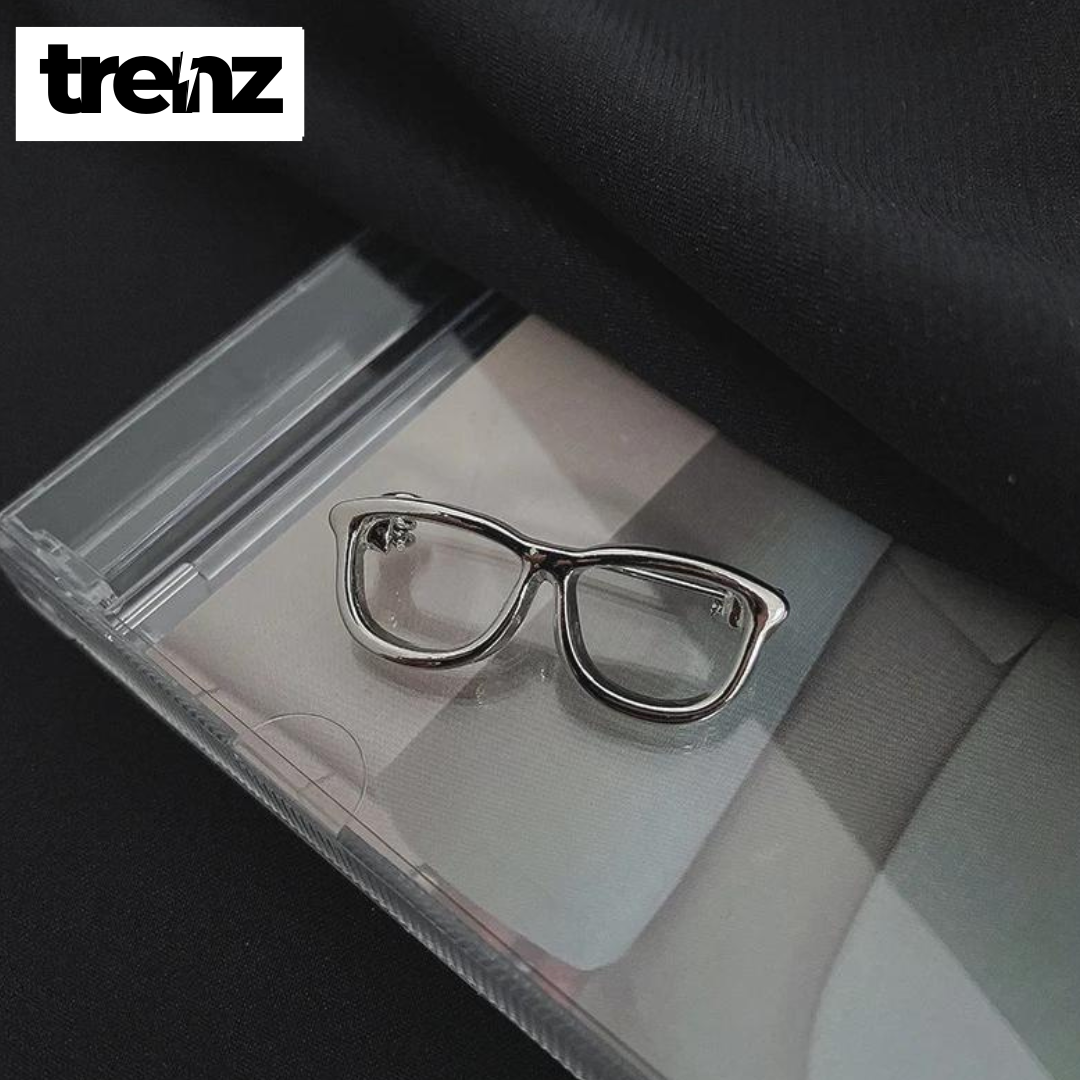 Premium Quality Glasses Brooch for Men's Suits